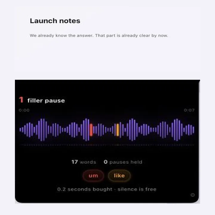 Clean text lands in Notes